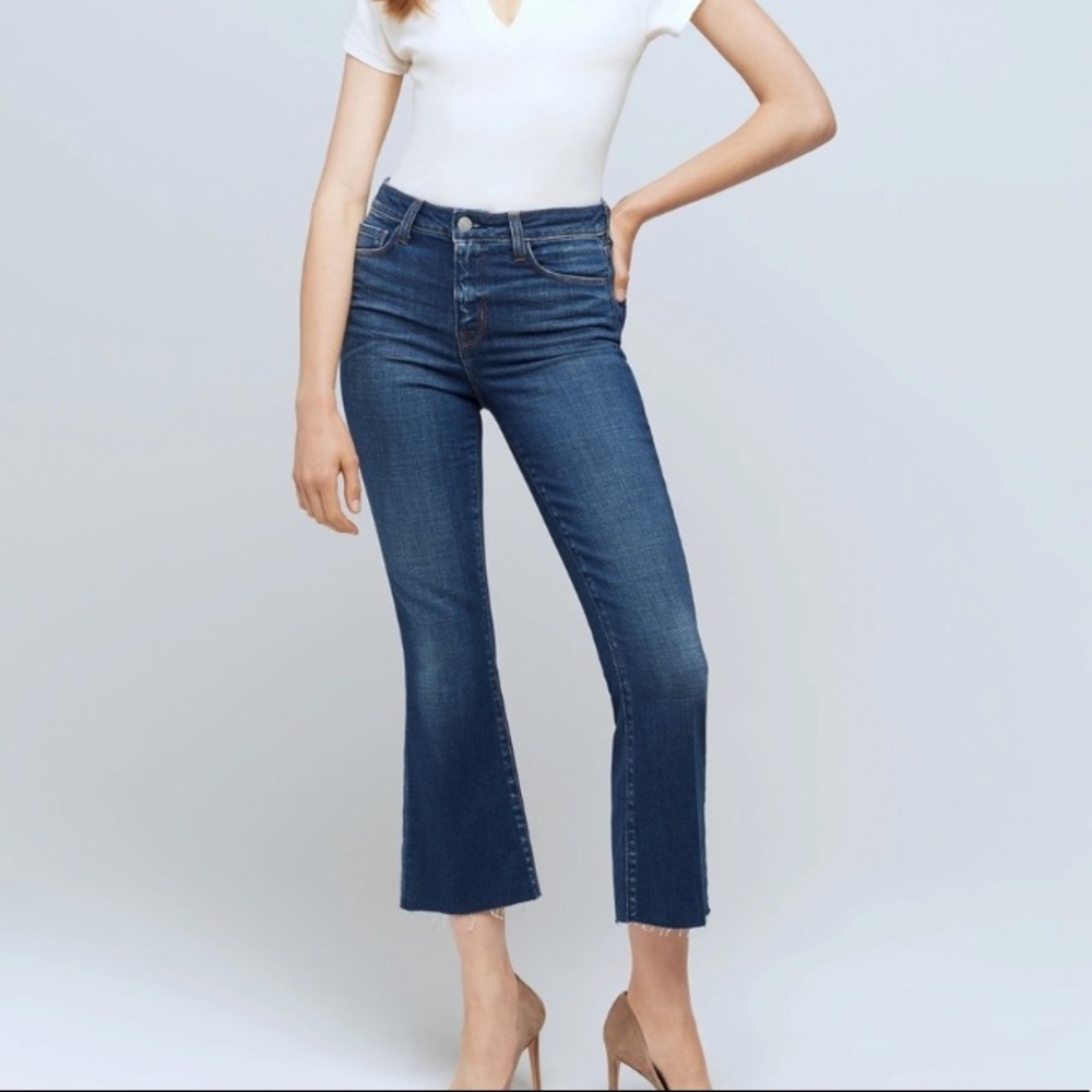 L'Agence Boot Cut Crop 25 Jeans